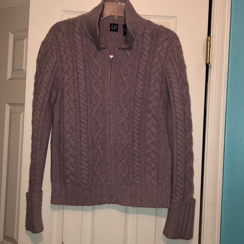 Gap zip up sweater